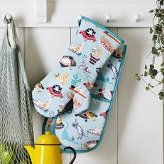 Pot Holders Ulster Weavers Kitty Cats Oven Glove 37cm L X 20cm W Pot Holders Blue