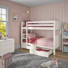 Stompa Classic Originals with a Pair of Drawers - White Bunk Bed
