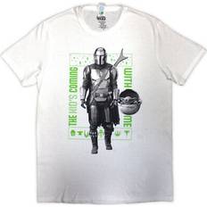 Star Wars T-shirts Star Wars Unisex The Mandalorian Kid's T-Shirt - White