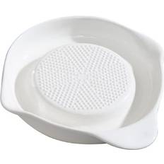 Ceramic Choppers, Slicers & Graters FitVille Advanced Ceramic For Ginger Garlic And Onion 6 Inches Grater