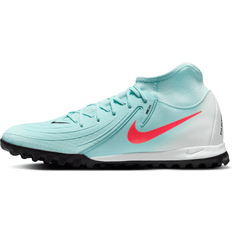 Nike Phantom Luna 2 Academy TF High-Top Soccer Shoes - Mint/Off Noir/Atomic Red