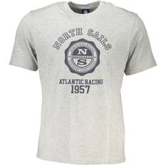North Sails Gray Cotton T-Shirt - L