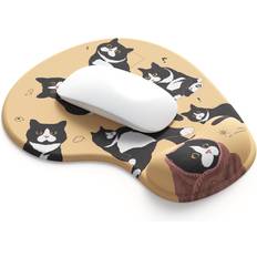 Mouse Pads DEMON CHEST Office Mousepad with Gel Wrist Support