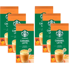 Starbucks Instant Coffee Starbucks Caramel Latte Premium Instant Coffee 5 Sachets Pack of 6