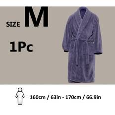 Orange Robes Flemye Unisex Extra Warm Coral Fleece Bathrobe - Mens/Women/Adult