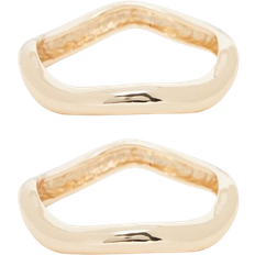 ASOS Cuff Bracelets Pack of 2 - Gold Tone