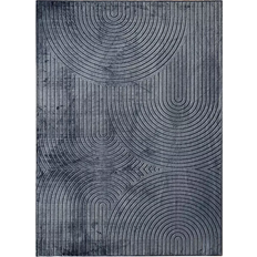 KM Home Viskosmatta Granada Grå, Svart 240x340cm