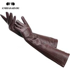Maxpower Multicolor Women's Long Leather Gloves - Multicolor