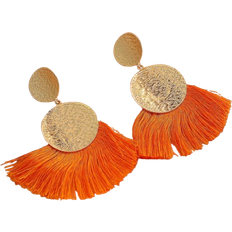 Shein Fan Tassel Drop Earrings