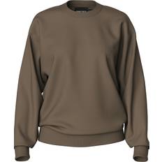 Oversized Sweatere Pieces Pcchilli Loose Fit Sweatshirt - Choko