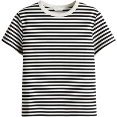 H&M T-shirts H&M Cotton T-shirt - White/Black