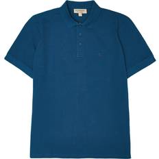Burberry Pikétröjor Burberry Cotton Collared Polo Shirt - Aquamarine Blue