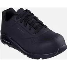 Skechers Workwear & Equipment Skechers Men's Uno SR Doltin Safety Trainers - Black