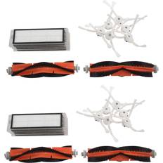 Vacuum Cleaner Accessories Spactz 12 x Side Brush + 8 Hepa Filter for Vacuum 2 S50 Mi Robot Cleaner Parts