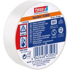 Byggmaterial TESA Isoleringstejp Vit 10 m x 15 mm