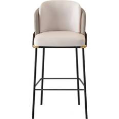 Homary Linenic Moderner Frühstücks-Barhocker Seating Stool 40.2"