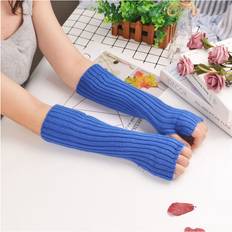 Blue Arm & Leg Warmers Maxpower Women Arm Warmers Japanese - Royal Blue