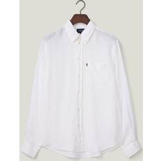 Lexington Tøj Lexington Casual Linen B.D Shirt - White