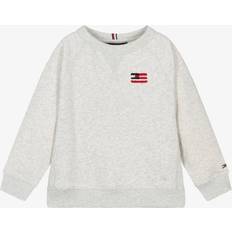 Tommy Hilfiger Sweatshirts Tommy Hilfiger Kids' Flag Relaxed Fit Sweatshirt - Snow White Heather