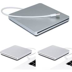 Optical Drives GERUI USB External Slot-in CD DVD Drive Burner Type C Port