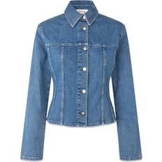 Modström Skjortor Modström Isoldemd Solid Shirt Dam Skjortor - Distressed Blue