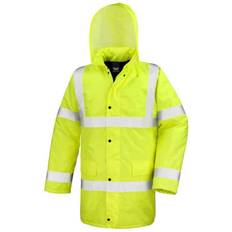 Result Core Unisex Adult Motorway Hi-Vis Safety Jacket - Fluorescent Yellow