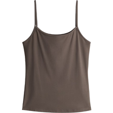 H&M Microfiber Camisole Top - Dark Taupe