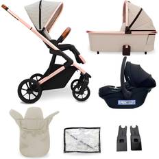 My Babiie MB500 3-in-1 Travel System Rose Gold Stone