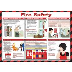 Workplace Signs Safety First Aid Fire Safety Poster L083