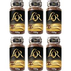 L'OR Instant Coffee L'OR Classique Instant Coffee 150g Pack of 6 Jars Total of 900g