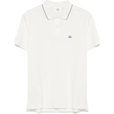 C.P. Company Polo Shirts C.P. Company Logo-Patch Polo Shirt - Men - White