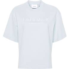 Axel Arigato Clothing Axel Arigato Logo-Print Organic Cotton T-shirt - Blue