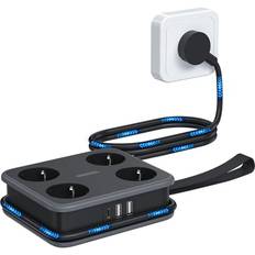 NTONPOWER Steckdosenleiste USB C 1,6 Meter