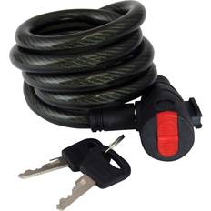 Motorcycle Locks Bike It Bike-It Coil Cable Lock - Black