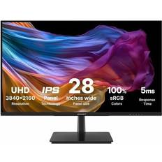 JAPANNEXT Écran PC 28" 4K UHD IPS 60Hz 1 DP 1.2 2 HDMI 2.0 Noir