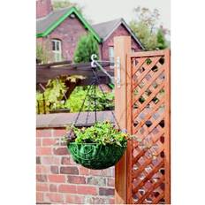 Ambassador Steel Hanging Basket Bracket 35 cm White