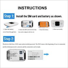 Mobile Modems Spactz 4G WiFi Router 150Mbps Wireless Hotspot