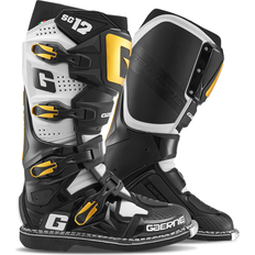Gaerne SG-12 Motocross Boots - Black/White/Gold