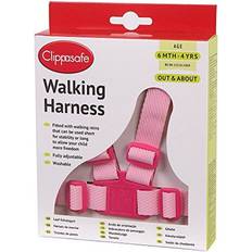 Clippasafe Walking Harness and Reins Pink