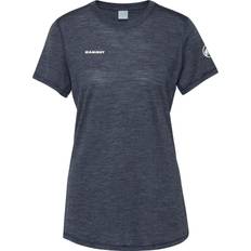 Mammut Dam Överdelar Mammut Women's Tree Wool Firstlayer T-Shirt - Marine Melange