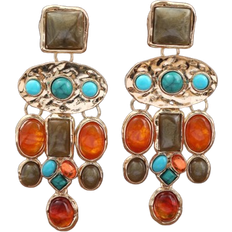 Shein 2pcs Geometric Drop Earrings