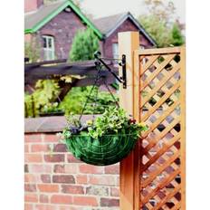Ambassador Steel Hanging Basket Bracket 25 cm Black