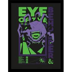 Framed Art Dungeons & Dragons Eye Of The Beholder Poster 40 cm Framed Art