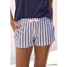 Dam - Multifärgade Pyjamasar s.Oliver Korta Pyjamasshorts För Kvinnor I Randigt Mönster - Randig