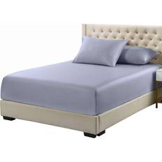 Viscose Bed Sheets &Tradition Bamboo Fitted Bottom Queen Size Deep Pocket Bed Sheet
