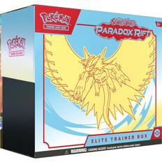 Pokémon Pokömon TCG Scarlet & Violet Paradox Rift Elite Trainer Box Roaring Moon 9 Booster Packs 1 Full-Art Foil Card