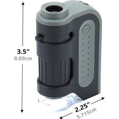 Carson MicroBrite Plus 60 x 120 x LED Lighted Pocket Microscope