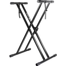 Xfinity Doublebraced Pre Assembled Keyboard Stand with Locking Straps