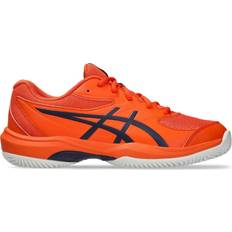 Mesh Ketsjersportsko Børnesko Asics Gel-Game 9 GS Sandplatzschuh Kinder - Orange