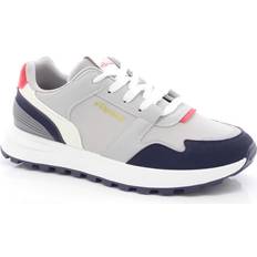 Ellesse Shoes Ellesse Mens Riva Runner 1050 Sports Fitness Gym Running Lace Up Sneaker Trainers - White/Grey/Navy
